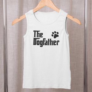 🆕The Dogfather White Tank Top